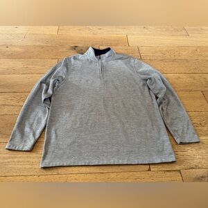 Rorie Whelan Golf‎ Quarter Zip Men's Gray Sweater Sz XXL